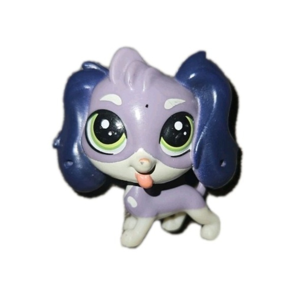 Littlest Pet Shop LPS #4101 Spaniel Named Frankie Lowman Green Eyes